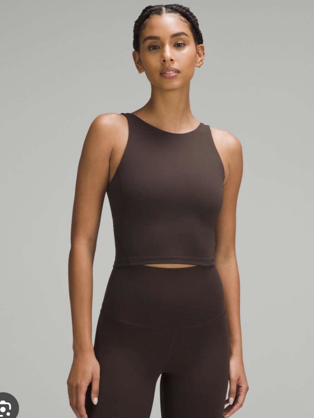 lululemon Align High-Neck Tank High-Neck Tank in Espresso Size 2 NWT